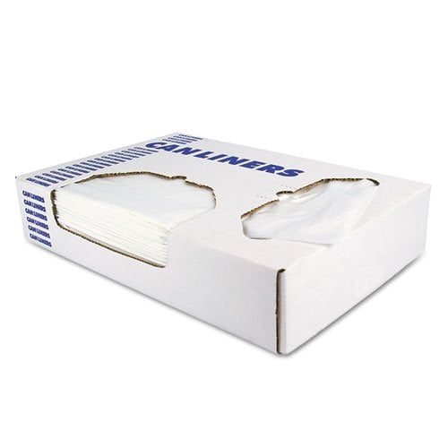Linear Low-Density Can Liners 30 gal, 0.9 mil, 30" x 36", White, 200/Carton