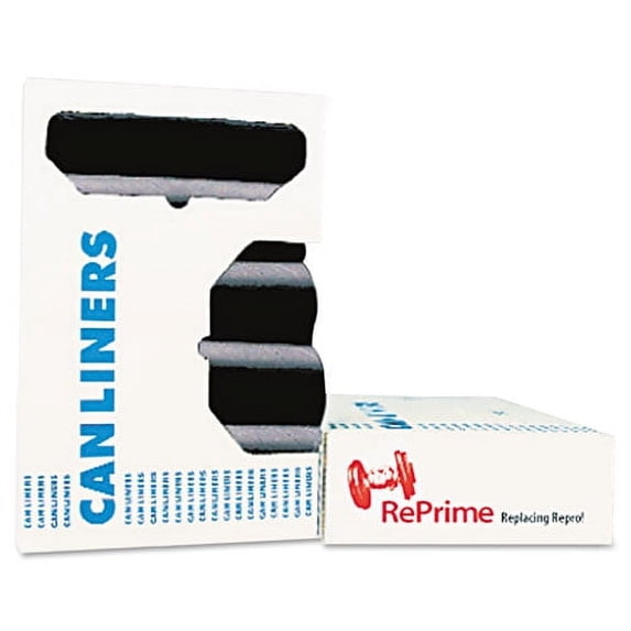 Linear Low Density Can Liners With Accufit Sizing, 32 Gal, 0.9 Mil, 33" X 44", Black, 100/carton | Bundle of 2 Cartons
