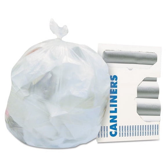 Linear Low Density Can Liners with AccuFit Sizing, 23 gal, 0.9 mil, 28" x 45", Clear, 25 Bags/Roll, | Bundle of 2