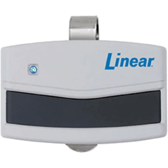 Linear MCT-11 Directly Compatible Megacode Single Channel Remote Linear MTS1 DNT00091 318 MHz Gray