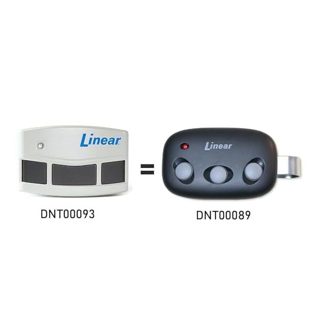 Linear MCT-3 MegaCode 3-Button Compact Visor Gate Garage Door Remote ...