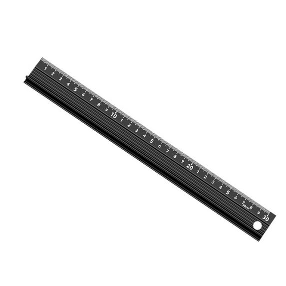 Linear Measurement Ruler L Type Cutting Ruler Craft Safety Ruler for Cutting