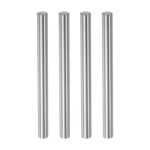 Linear Motion Rod Shaft Guide 8mm x 100mm Bearing Steel, 4 Pieces
