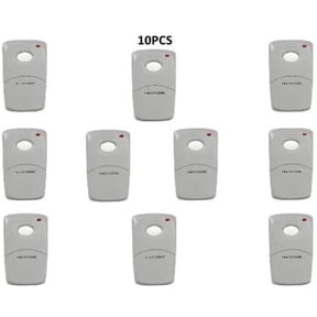 Linear Multi-Code 3089, 300 MHz 1-Button Visor Clip Remote, 10-Piece Pack