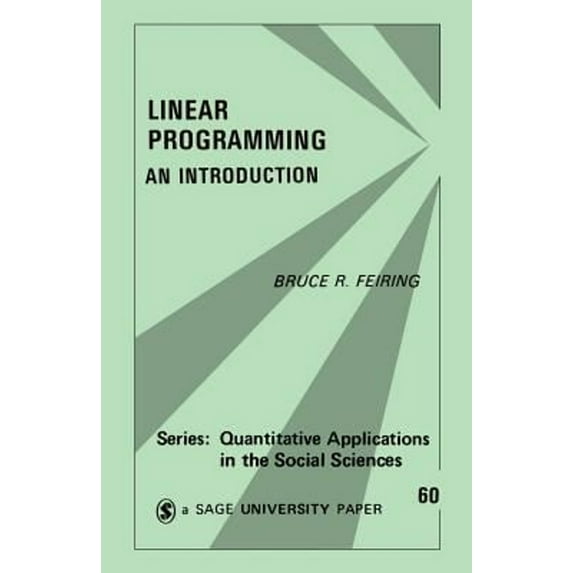 Pre-Owned Linear Programming: An Introduction (Paperback) 0803928505 9780803928503