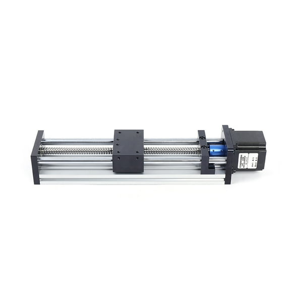 Linear Rail 200mm GGP Linear Stage Actuator with Square Linear Rails Mini Slide Table + NEMA 23 Stepper Motor for DIY CNC Router Milling Machine