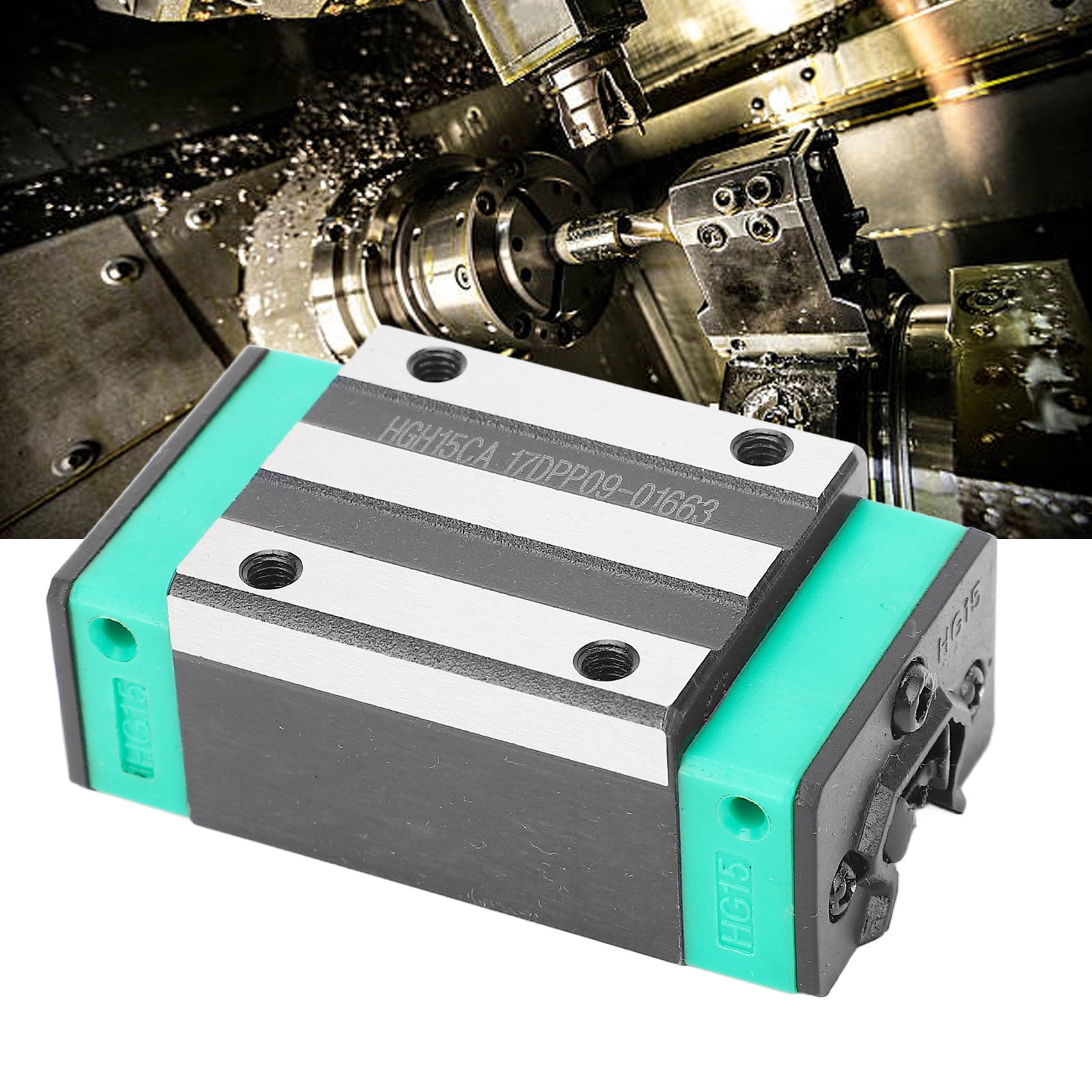 Linear Rail Carriage Block, High Hardness Steel Rustproof Linear Rail Slider Small Friction