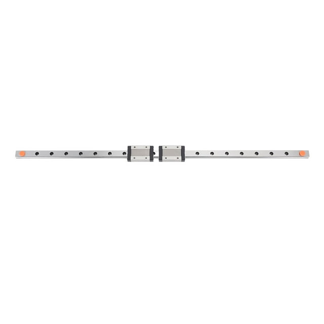 Linear Rail Guide 500mm Linear Slide Rail Guide with 2 MGN12H Stainless Steel Black Slider for