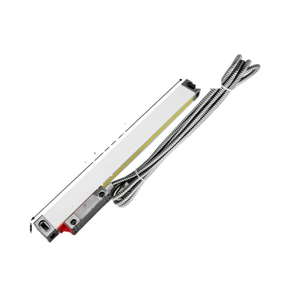 Linear Scale Encoder 50MM-1000MM 2 Axis 3 Axis Digital Readout for Milling Drilling Grinding Lathe Machine Metal Working ,High Accuracy