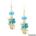 thumbnail image 1 of Linear Sea Life Wheel Charm Drop Earrings, Turquoise, 1 of 1