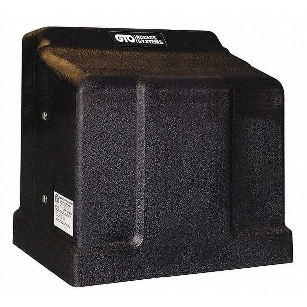 Heavy-Duty Black Solar Slide Gate Operator