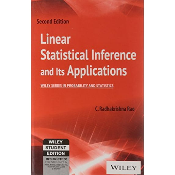 Pre-Owned Linear Statistical Inference and Its Applications (Paperback) 8126523514 9788126523511
