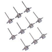 Linear Stepper Motor 10 Pack, Compact Threaded Shaft Design for Positioning Work, 2 Phase 4 Wire Metal Replacement Motors for Small Assemblies