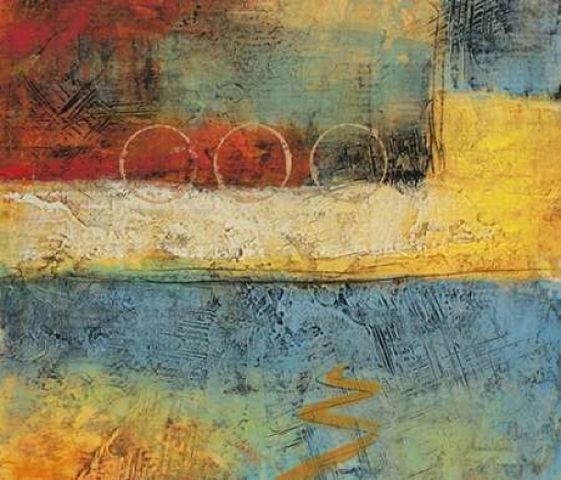 Linear Yellow 2 Canvas Art - Gabriela Villarreal Villarreal (24 x 24)