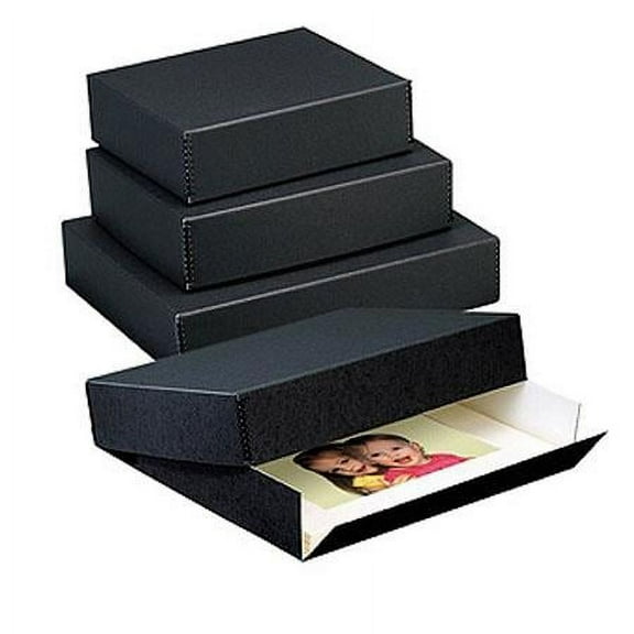 Lineco Museum Storage Box - 17" x 22" x 1.5", Black