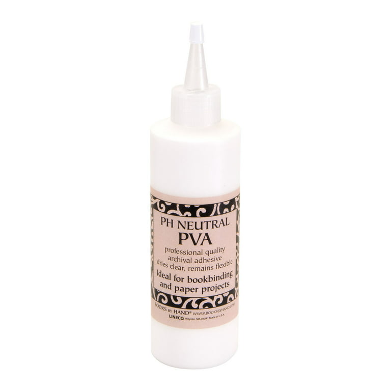 Lineco pH Neutral PVA Bookbinder Adhesive, 8 Ounce Bottle
