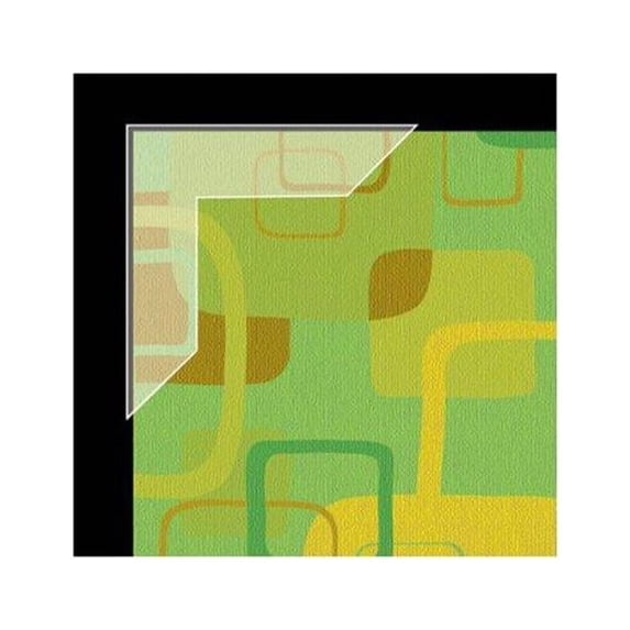 Lineco Self-Adhesive Polypropylene Mounting Corners, Full View, 1.25 inches, Package of 48 (L533-0035M)