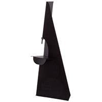 Lineco Single Wing Self-Stick Easel Backs, Size 12" Color: Black, (Pack of 25)