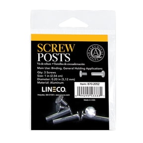 Lineco/University Products Bookbinding Posts & Extensions, 3/Pkg., 1"