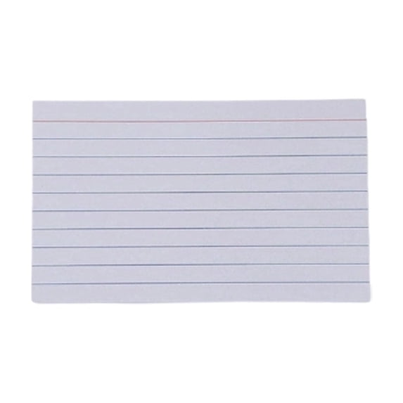 Lined Cards 3x5 Inch Note Cards with Ruled Lines for Studying, Office Notes and Flashcards