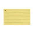 thumbnail image 1 of Lined Index Cards with Binding Rings Study Cards Vocabulary Cards for Students, 1 of 15