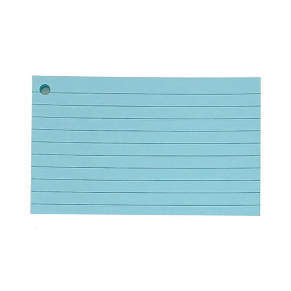 Lined Index Cards with Binding Rings Study Cards Vocabulary Cards for Students