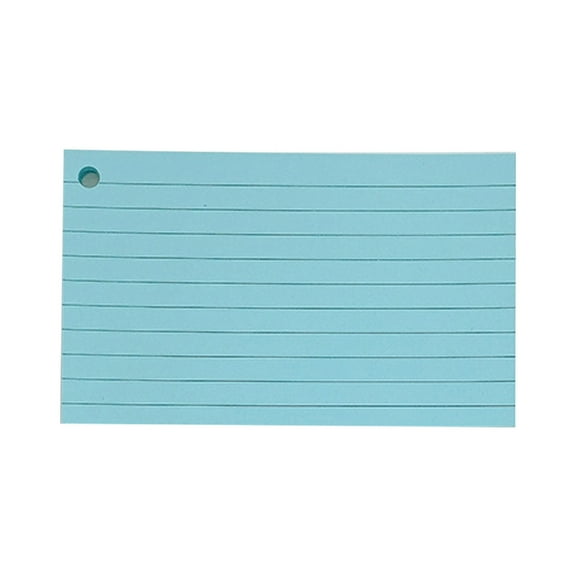 Lined Indexes Cards Colored Flashcards with Binding Rings Note Cards Game Cards School Office Supplies for Studying