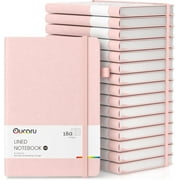 Lined Journal Notebook, 16 Pack, 180 Pages, A5 Journals for Writing, 100 GSM Thick Paper, Small Notebooks Daily Journal for Women Men Work, Business, School, Travel Supplies