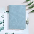 thumbnail image 1 of Lined Journal Notebook, 200 Numbered Pages per Pack, A5 Notebook 8.3" × 5.7", Leather Softcover, 100 GSM Thick Paper, for Writing, Work, School (Sky Blue), 1 of 6