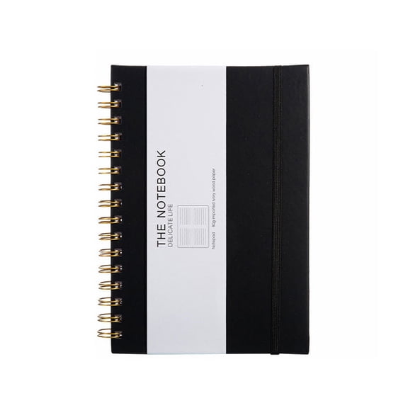 Lined Journal Notebook Hardcover • 200 Page Thick Leather Binding • Lined Writing Journal for Notes, Daily Planning, Bullet Notes, Work & Home Organization