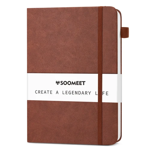 Lined Journal Notebook Hardcover Notebooks A5 Dotted Leather Journal For Writing