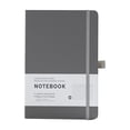 thumbnail image 1 of Lined Journal Notebook,Mini Memo Notepad,A5 Pocket Notebook with Elastic Strap,Hardcover Leather College Ruled Journal for Writing,Journaling,Daily,Work,Office,Home, Business,5.7x8.26 inch(Grey), 1 of 9