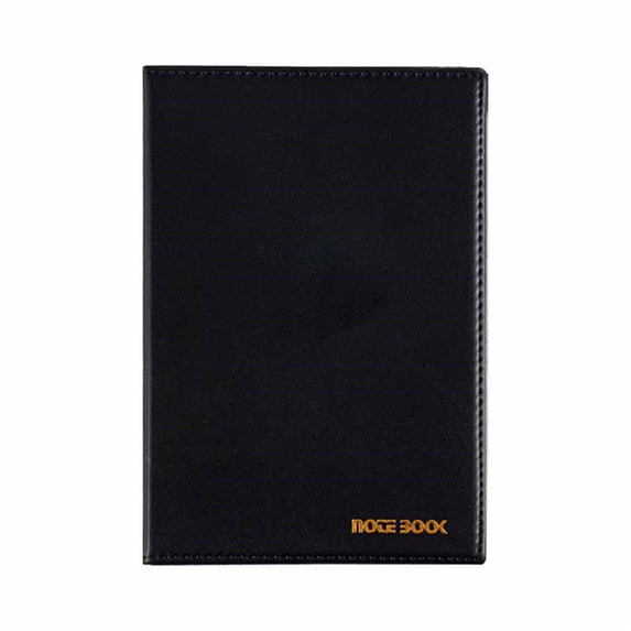 Lined Journal Notebook for Work, 320 Pages, 5.83" x 8.54", Hardcover Notebook Journals for Writing Women Men Note Taking Diary with Pen Loop (Black Ruled), Gifts