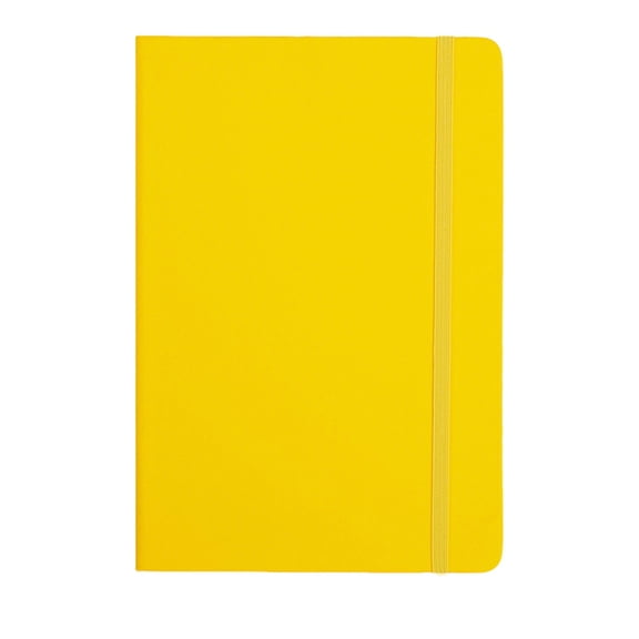 Lined Journal Notebook for Work, 80Sheets/160 Pages, A5 College Ruled, Hardcover Journaling Notebooks for Writing, Note Taking, Thick Paper, Smooth Writing Office Supplies, 1Pc(Yellow,8.2x5.7")