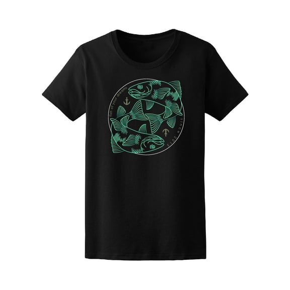 Lined Koi T-Shirt Men -Image by Shutterstock, Male Medium
