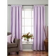 thumbnail image 1 of Lined-Lavender Tab Top  Velvet Curtain / Drape / Panel   - 60W x 108L - Piece, 1 of 2