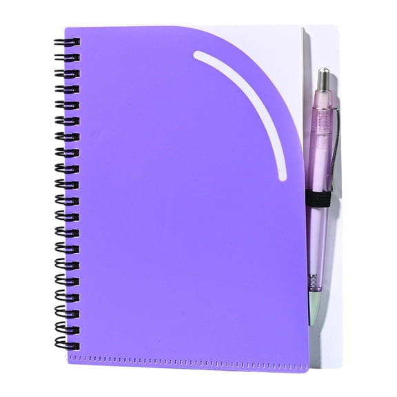 Lined Spiral Notebook with Pen Holder, Small Notebook with Pen, 140 Pages Journal for Women, To Do List Planner for Work, Study & Meetings, 1 Pcs, 7.08x5.9"