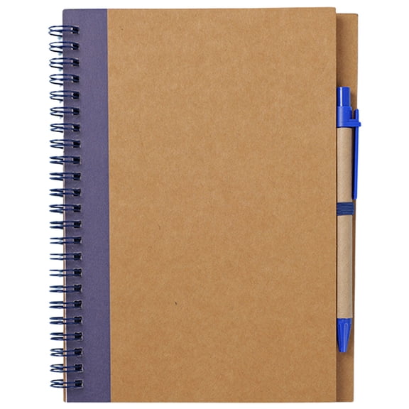 Lined Spiral Notebook with Pen, Small A5 College Ruled Notebook with Pen Holder, 120 Pages Hardcover Notebook Journal for Women, To Do List Notebook for Work and Meeting, 8.27x6.1"