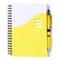 thumbnail image 1 of Lined Spiral Notebook,Pocket Journal Notepad,Notebook Pen Set,Bulk Portable Small Size with Lined Inner Page and Matching Pen Design,Lightweight Pocket Notebook Set for Daily Business Office,Yellow, 1 of 9