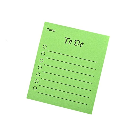 Lined Stickier Note Memos Pad Stickier Pad Notepad To-Do List Writing Pad