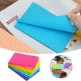 thumbnail image 1 of Lined Sticky Notes 4X6 In Bright Ruled Post Stickies Colorful Super Sticking Power Memo Pads Its Strong 6 Pads/ Sheets/pad Large Pads 5x7 Classroom Necessities for Teachers to Do List Sticky Notes, 1 of 8