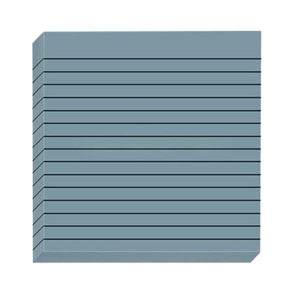 Lined Sticky Notes, Blue Ruled Sticky Notes, 3x3 Inch Self-Stick Memo Pads, Super Sticking Power Notes, Bright Color Note Pads, Home Office Sticky Notes for Lists Reminders Organization, 1 Pc