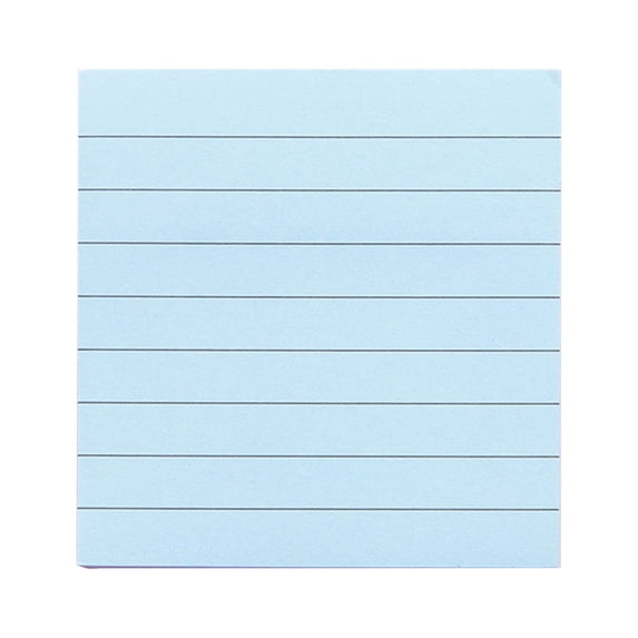 Lined Sticky Notes Ruled Post Stickies Super Sticking Power Memo Pads Strong 80 Sheets Craft Stationery Supply
