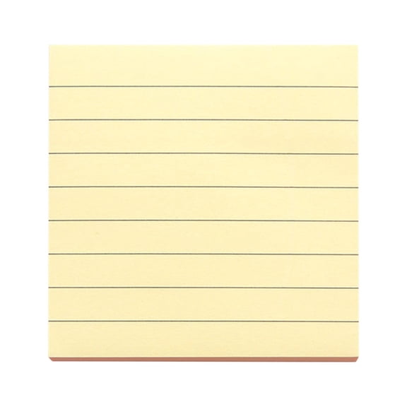 Lined Sticky Notes Ruled Post Stickies Super Sticking Power Memo Pads Strong 80 Sheets Craft Stationery Supply