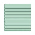 thumbnail image 1 of Lined Sticky Notes, Ruled Self-Adhesive Memo Pads, Lined Message Reminder Note Sheets, Smooth Writing Re-Stickable Annotation Tabs, Pastel Lined Notepads for Planning Marking Daily Reminder, 1 of 4