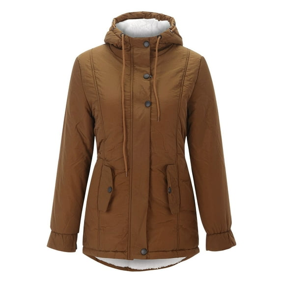 Lined Thick Women's Trench Warm Winter ' Jacket Hooded Overcoat Coat Outwear Women's Coat Womens Casual Jackets Zip up Little Jacket Women S Light Jackets plus Size Lightweight Jackets for Women