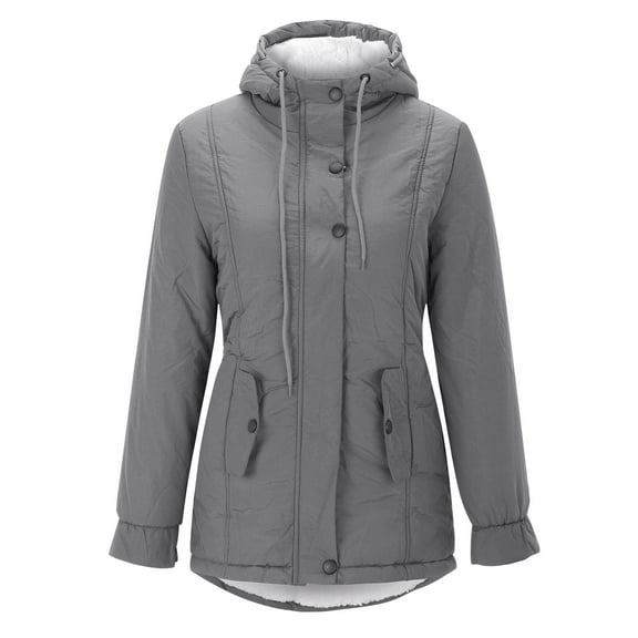 Lined Thick Women's Trench Warm Winter ' Jacket Hooded Overcoat Coat Outwear Women's Coat Womens Casual Jackets Zip up Little Jacket Women S Light Jackets plus Size Lightweight Jackets for Women