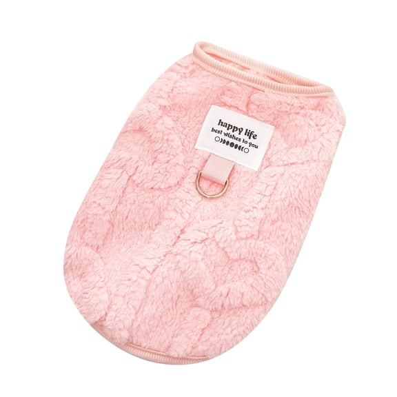 Lined Winter With Leash Hook Small Vest For 8 12 Lbs Chest 45 Cm Warm Puppy For Small Breeds