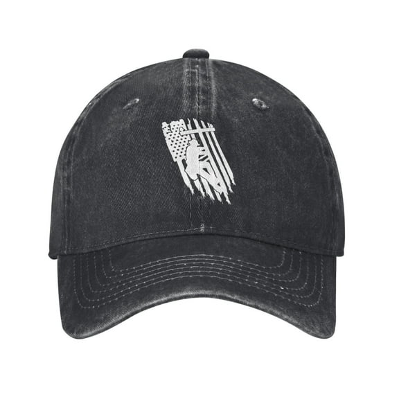Lineman Electrical Power Line Pole American Flag Adult Adjustable Classic Washed Casquette Cap Hat Baseball Cap For Man For Woman