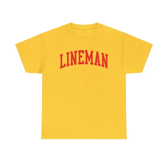 Lineman Shirt Gifts Tshirt Tee Crew Neck